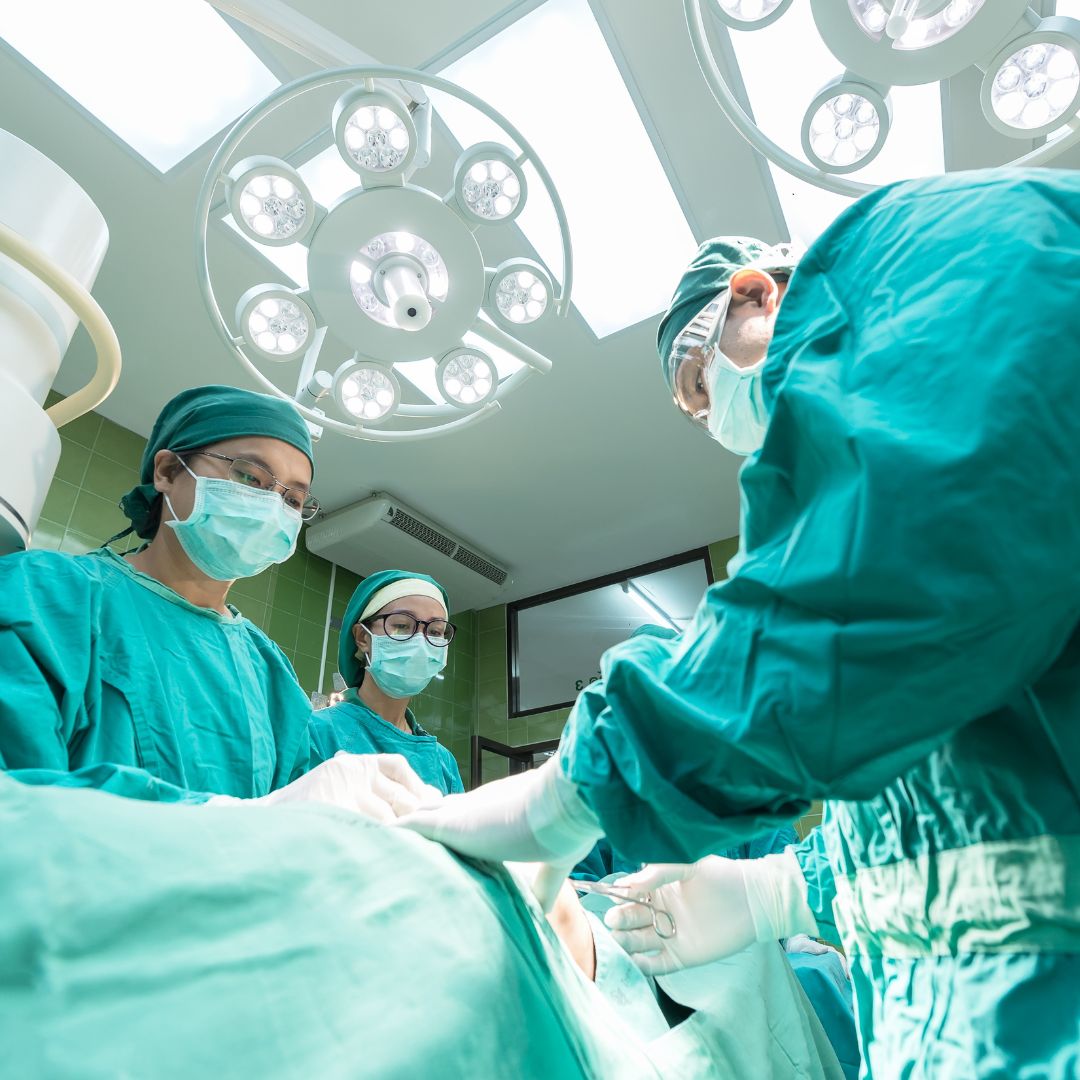 surgical team during surgery